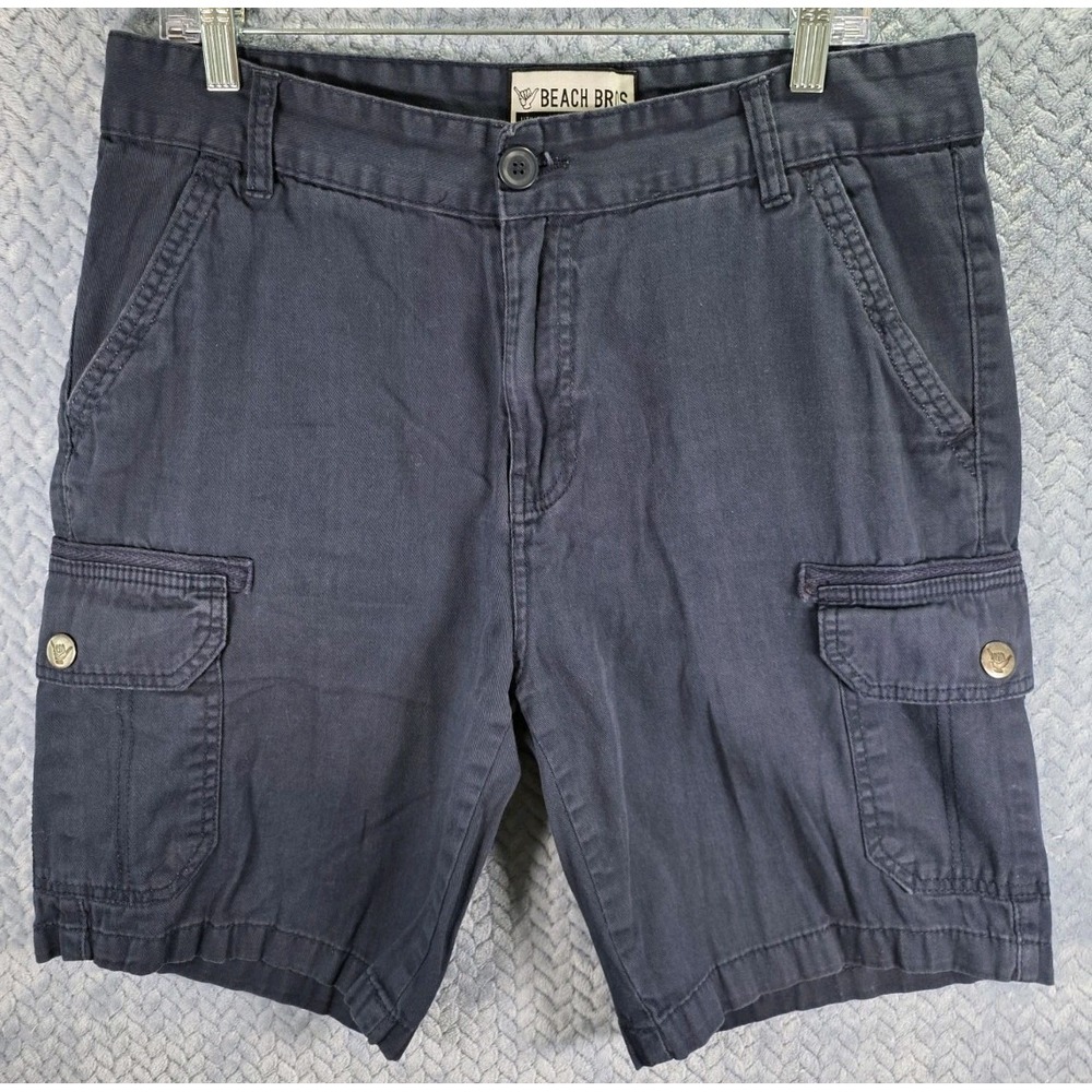 Beach Bros‎ Cargo Shorts Mens Size 34 Utility Beach Wear Hang Ten Surf Relaxed